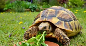 Ce que vous ignorez sur l’alimentation de la Tortue d’Hermann va vous surprendre !